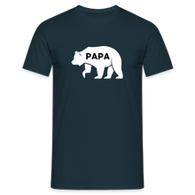 Charger l'image dans la galerie, Männer T-Shirt - Papa Bär - Navy
