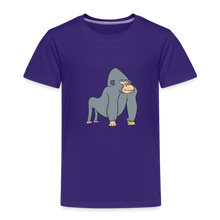 Load image into Gallery viewer, Kinder Premium T-Shirt mit Gorilla - Lila
