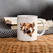 Afbeelding in Gallery-weergave laden, Dackel Tasse - weiß
