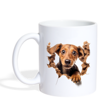 Afbeelding in Gallery-weergave laden, Dackel Tasse - weiß
