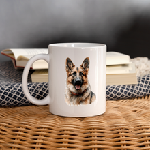 Indlæs billede til gallerivisning Schäferhund Tasse - weiß
