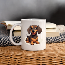 Afbeelding in Gallery-weergave laden, Lustige Dackel-Tasse - weiß
