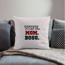 Charger l'image dans la galerie, Kissen - Wife. Mom. Boss. - helles Taupe
