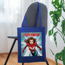 Lataa kuva Galleria-katseluun, Jutebeutel - SUPERMOM - Royalblau
