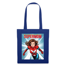 Lataa kuva Galleria-katseluun, Jutebeutel - SUPERMOM - Royalblau
