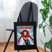 Lataa kuva Galleria-katseluun, Jutebeutel - SUPERMOM - Schwarz
