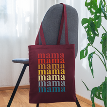 Lataa kuva Galleria-katseluun, Jutebeutel - mama - Burgunderrot
