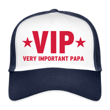 Lataa kuva Galleria-katseluun, Cap - VIP Very Important Papa - Weiß/Navy
