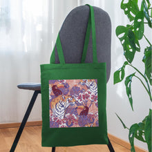 Lataa kuva Galleria-katseluun, Design Jutebeutel - Flowers and Animals - Fichte
