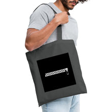 Lataa kuva Galleria-katseluun, Jutebeutel - Design ZIPPER - Graphite

