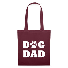 Lataa kuva Galleria-katseluun, Jutebeutel Dog Dad - Burgunderrot
