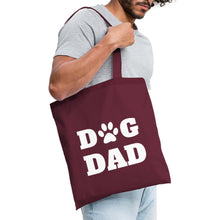 Lataa kuva Galleria-katseluun, Jutebeutel Dog Dad - Burgunderrot
