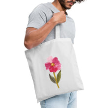 Indlæs billede til gallerivisning Jutebeutel Mohn - Weiß
