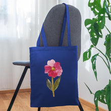 Indlæs billede til gallerivisning Jutebeutel Mohn - Royalblau
