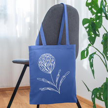 Indlæs billede til gallerivisning Jutebeutel Protea - Hellblau
