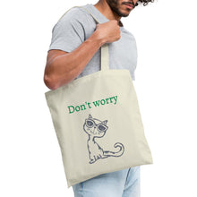 Indlæs billede til gallerivisning Katzen-Stoffbeutel Don't worry - Natur
