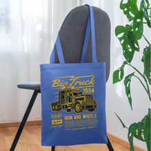 Załaduj obraz do przeglądarki galerii, Stoffbeutel Big Truck 1994 Iron and Wheels - Hellblau
