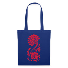 Carica l'immagine nel visualizzatore di Gallery, Stoffbeutel - Blume aus Japan - Royalblau
