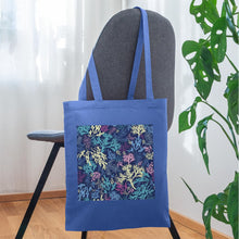 Lataa kuva Galleria-katseluun, Stoffbeutel - Design CORALS - Hellblau
