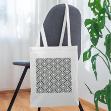 Lataa kuva Galleria-katseluun, Stoffbeutel - Design SQUARE - Weiß
