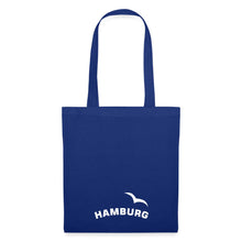 Indlæs billede til gallerivisning Stoffbeutel: Hamburg mit Möwe - Royalblau
