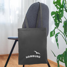 Indlæs billede til gallerivisning Stoffbeutel: Hamburg mit Möwe - Graphite
