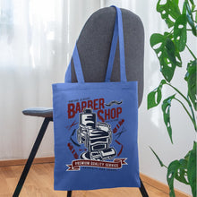 Load image into Gallery viewer, Stoffbeutel Vintage Classic Barber Shop - Hellblau
