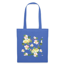 Lataa kuva Galleria-katseluun, Stoffbeutel mit Blumen - Hellblau
