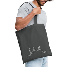 Carica l'immagine nel visualizzatore di Gallery, Tragetasche: Hamburg und Skyline - Graphite
