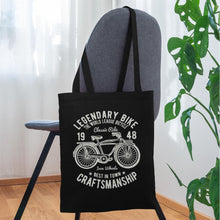 Załaduj obraz do przeglądarki galerii, Vintage Jutebeutel Legendary Bike - Schwarz
