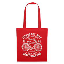 Załaduj obraz do przeglądarki galerii, Vintage Jutebeutel Legendary Bike - Rot
