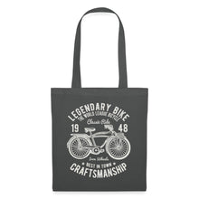 Załaduj obraz do przeglądarki galerii, Vintage Jutebeutel Legendary Bike - Graphite
