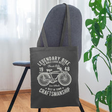 Załaduj obraz do przeglądarki galerii, Vintage Jutebeutel Legendary Bike - Graphite
