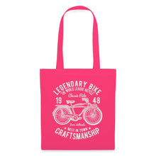 Załaduj obraz do przeglądarki galerii, Vintage Jutebeutel Legendary Bike - Azalea
