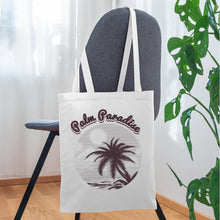 Lataa kuva Galleria-katseluun, Vintage Jutebeutel Palm Paradise - Weiß
