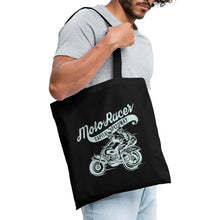 Lataa kuva Galleria-katseluun, Vintage Stoffbeutel Moto Racer - Schwarz
