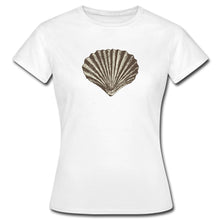 Afbeelding in Gallery-weergave laden, Frauen T-Shirt - Muschel - Weiß
