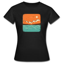 Afbeelding in Gallery-weergave laden, Frauen T-Shirt - Vacation - Schwarz
