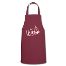 Carica l'immagine nel visualizzatore di Gallery, Kochschürze für Damen - Kitchen Queen - Bordeaux
