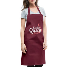 Carica l'immagine nel visualizzatore di Gallery, Kochschürze für Damen - Kitchen Queen - Bordeaux
