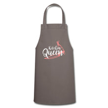 Carica l'immagine nel visualizzatore di Gallery, Kochschürze für Damen - Kitchen Queen - Grau
