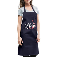 Carica l'immagine nel visualizzatore di Gallery, Kochschürze für Damen - Kitchen Queen - Navy
