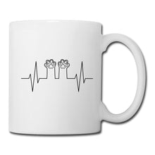 Charger l'image dans la galerie, Katzen Tasse mit Pfoten - Weiß
