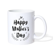 Indlæs billede til gallerivisning Muttertag Tasse - Happy Mother's Day - Weiß
