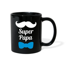 Lataa kuva Galleria-katseluun, Papa Tasse schwarz - Vatertag - Super Papa - Schwarz

