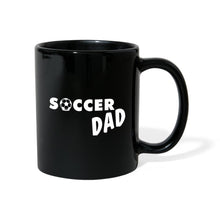 Indlæs billede til gallerivisning Papa Tasse schwarz - Fußball Dad - Schwarz

