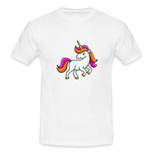 Carica l'immagine nel visualizzatore di Gallery, Männer T-Shirt - Unicorn - Weiß
