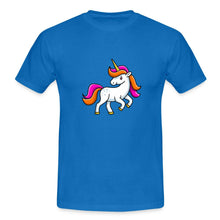 Carica l'immagine nel visualizzatore di Gallery, Männer T-Shirt - Unicorn - Royalblau
