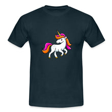 Carica l'immagine nel visualizzatore di Gallery, Männer T-Shirt - Unicorn - Navy
