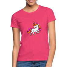 Indlæs billede til gallerivisning Frauen T-Shirt - Unicorn - Azalea
